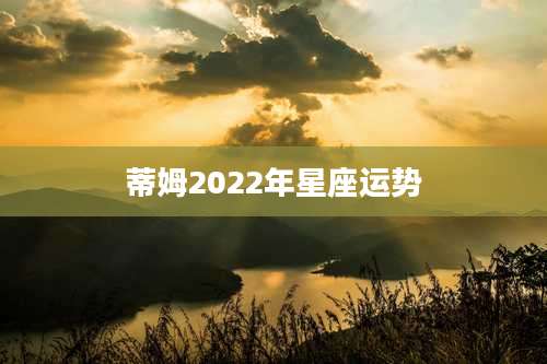 蒂姆2022年星座运势