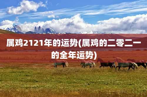 属鸡2121年的运势(属鸡的二零二一的全年运势)