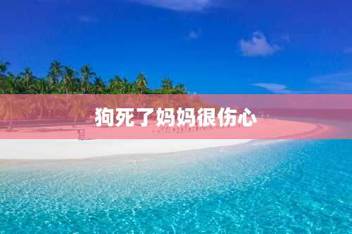 狗死了妈妈很伤心