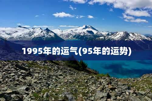 1995年的运气(95年的运势)