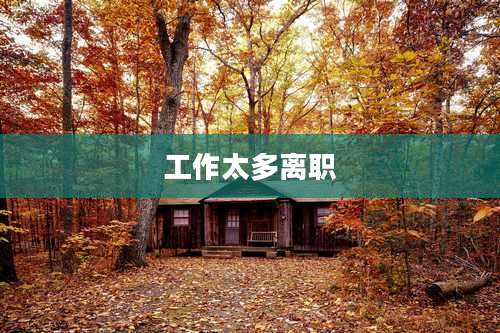 工作太多离职