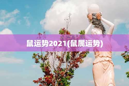 鼠运势2021(鼠属运势)