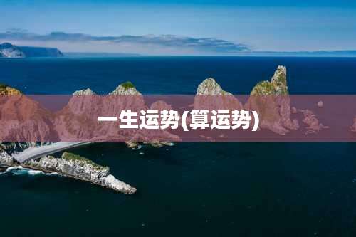 一生运势(算运势)