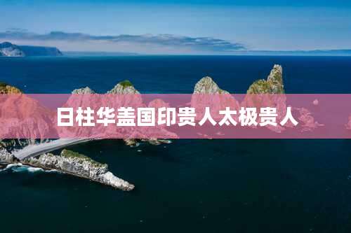 日柱华盖国印贵人太极贵人