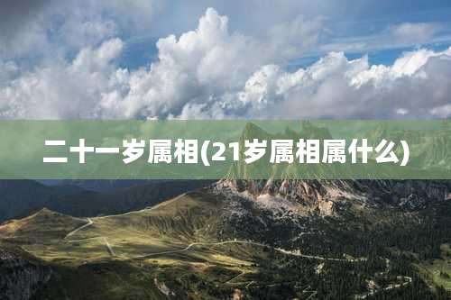 二十一岁属相(21岁属相属什么)