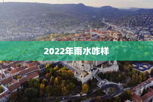 2022年雨水咋样
