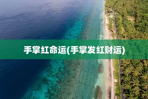 手掌红命运(手掌发红财运)