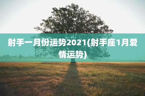 射手一月份运势2021(射手座1月爱情运势)
