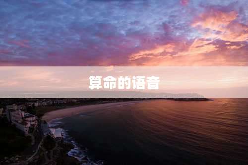 算命的语音