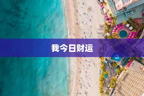 我今日财运