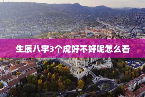 生辰八字3个虎好不好呢怎么看