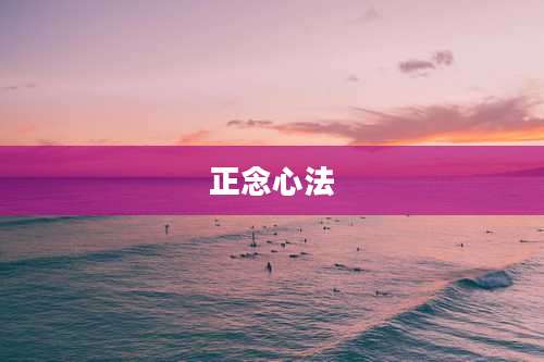 正念心法