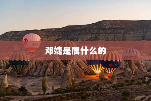 邓婕是属什么的