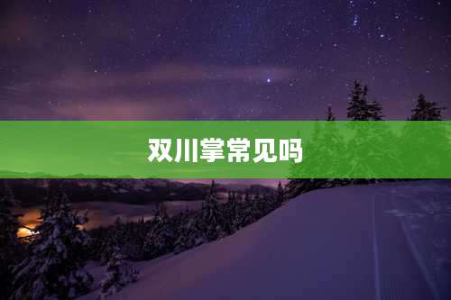 双川掌常见吗