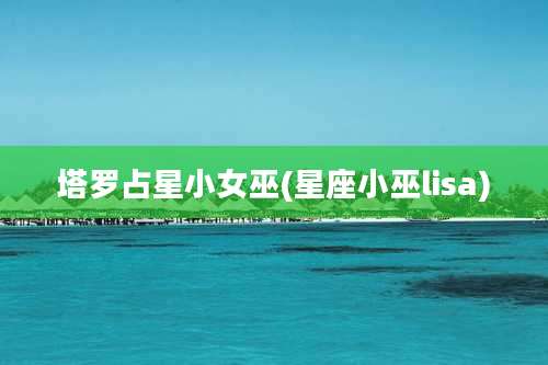 塔罗占星小女巫(星座小巫lisa)