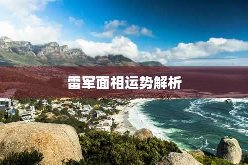 雷军面相运势解析