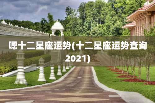 嗯十二星座运势(十二星座运势查询2021)