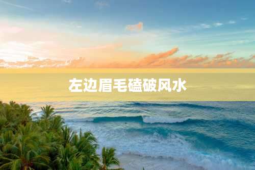 左边眉毛磕破风水