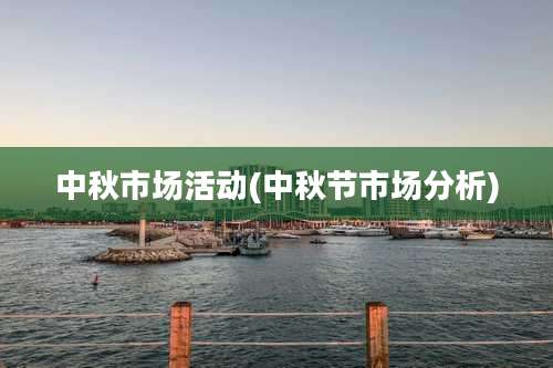 中秋市场活动(中秋节市场分析)