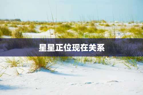 星星正位现在关系
