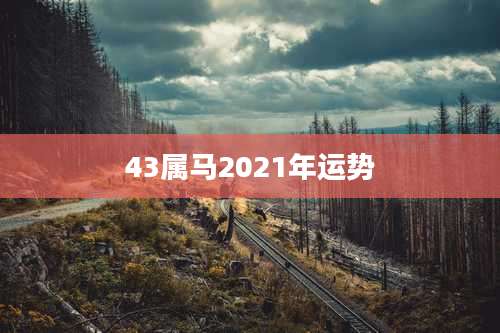 43属马2021年运势