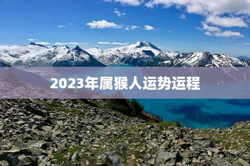 2023年属猴人运势运程