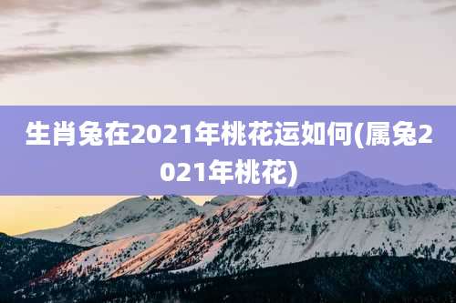 生肖兔在2021年桃花运如何(属兔2021年桃花)
