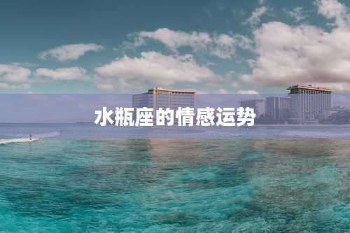 水瓶座的情感运势