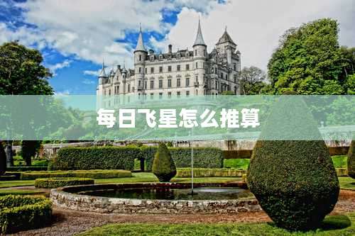 每日飞星怎么推算