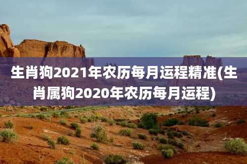 生肖狗2021年农历每月运程精准(生肖属狗2020年农历每月运程)