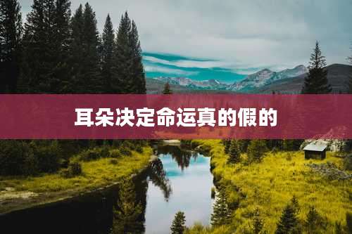 耳朵决定命运真的假的