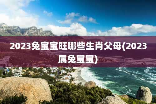 2023兔宝宝旺哪些生肖父母(2023属兔宝宝)