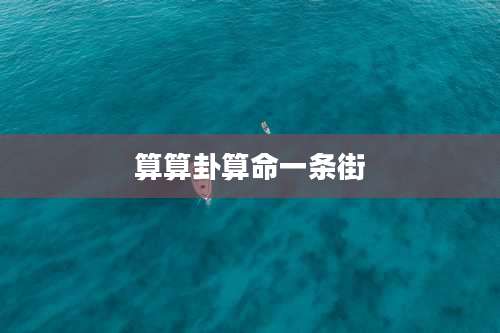 算算卦算命一条街