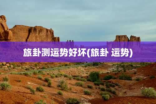 旅卦测运势好坏(旅卦 运势)