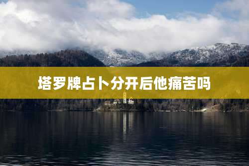 塔罗牌占卜分开后他痛苦吗