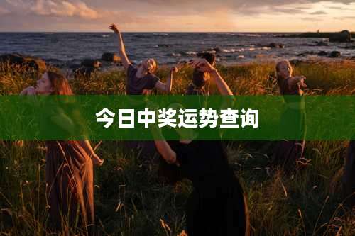 今日中奖运势查询