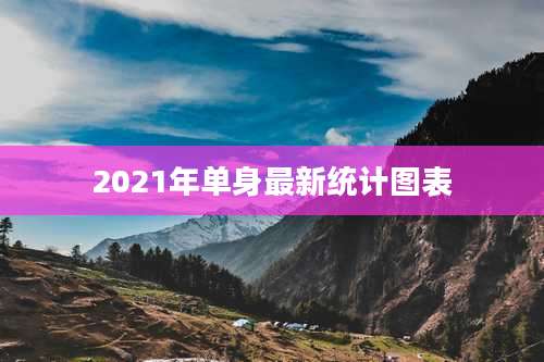 2021年单身最新统计图表