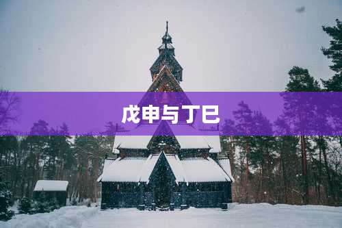 戊申与丁巳