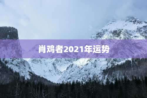 肖鸡者2021年运势