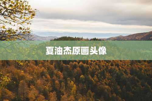夏油杰原画头像