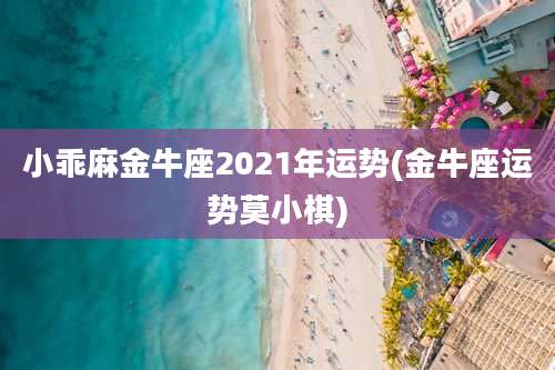 小乖麻金牛座2021年运势(金牛座运势莫小棋)