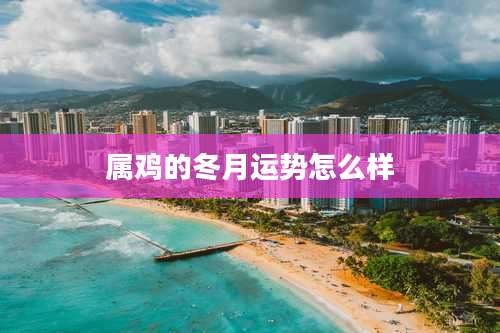 属鸡的冬月运势怎么样