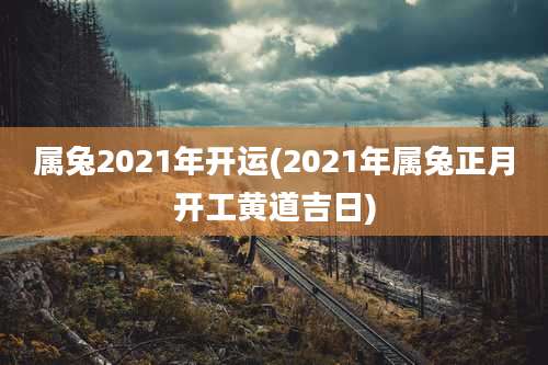 属兔2021年开运(2021年属兔正月开工黄道吉日)