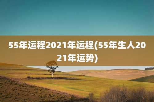 55年运程2021年运程(55年生人2021年运势)