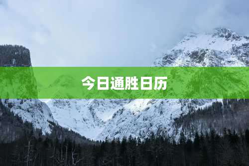 今日通胜日历