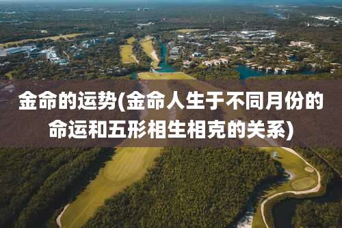 金命的运势(金命人生于不同月份的命运和五形相生相克的关系)