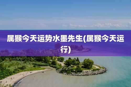 属猴今天运势水墨先生(属猴今天运行)