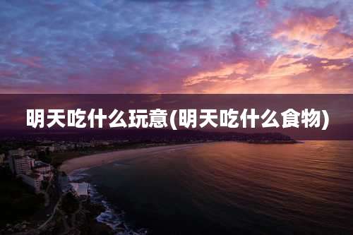 明天吃什么玩意(明天吃什么食物)