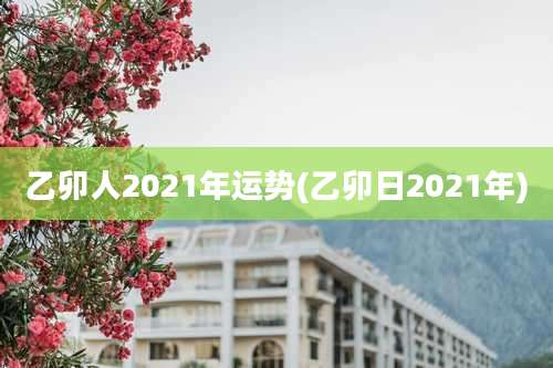 乙卯人2021年运势(乙卯日2021年)
