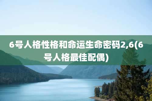 6号人格性格和命运生命密码2,6(6号人格最佳配偶)
